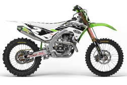 Kit de Gráficas Kawasaki Works 24 White