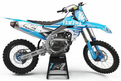 Kit de Gráficas Yamaha YZF Slash Cyan